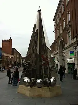 Image 42The Exeter Riddle Sculpture in Exeter High Street, created by artist Michael Fairfax and installed in 2005 (from Exeter)
