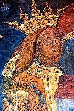 Image 18Fresco of Stephen the Great at Voroneț Monastery (from History of Moldova)