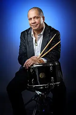 Steve Johns - jazz drummer © 2023 by Christopher Drukker is licensed under Creative Commons Attribution-ShareAlike 4.0 International.