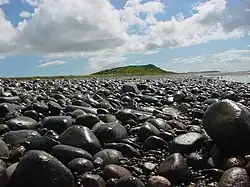 Image 28Swarthy Hill, near Crosscanonby on the Solway coast – possible site of Iron Age hillfort, later the site of mile-fortlet 21 in Roman times (from History of Cumbria)