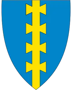Coat of arms of Stordal Municipality (1991-2019)