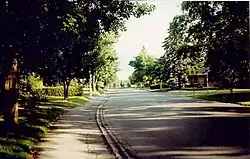A suburban street in Riverview