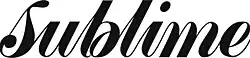 Logo for Sublime magazine