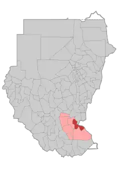Akobo in South Sudan, after creation of new states