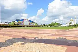 An extended view of the park