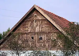 Special "sun-decorated" salaš in Čantavir, Vojvodina, Serbia