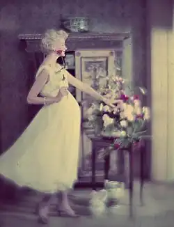 Professional model Sunny Harnett taken in the 1950s.