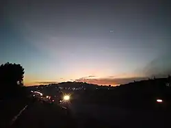 Sunset view in kiwatule along Kampala Northern Bypass