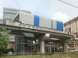 The structure of Sunway-Setia Jaya BRT station.