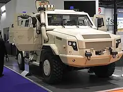 As displayed at DSEi 2015, Survivor R in ambulance configuration