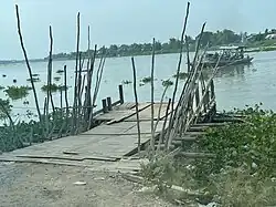 Svay Tany Ferry Dock over Bassac River at S'ang District, Kandal Province