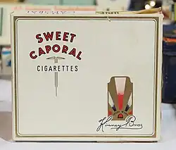 Pack of Sweet Caporal cigarettes.