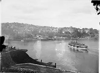 On the Neutral Bay run, likely pre-1920s, on which she was mostly used during the first part of her career.