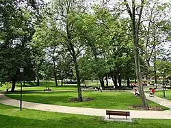 Wester side of Wujek Square in 2010.