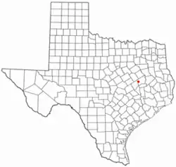 Location of Marquez, Texas