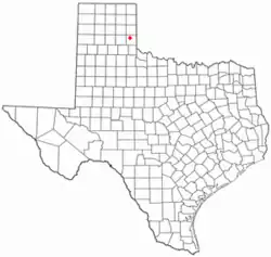 Location of Samnorwood, Texas