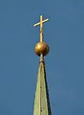 Spire with cross