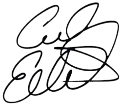 Carl Edwards signature