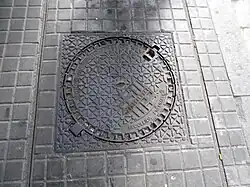 Manholes.