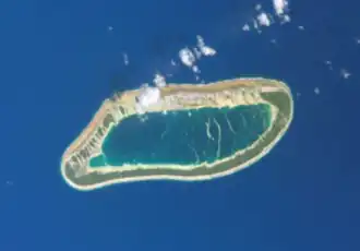 NASA picture of Tatakoto Atoll