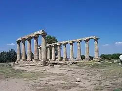 Temple of Hera in Metaponto, Basilicata