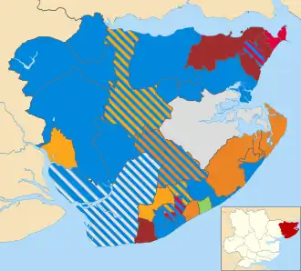 2007 results map