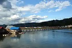 Yondo Mpamona Bridge in Tentena.