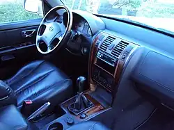 2003 Hyundai Terracan interior