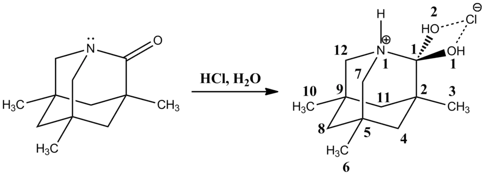 1-aza-3,5,7-trimethyladamantan-2-one