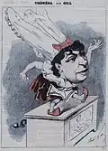 Caricature by André Gill (1873).