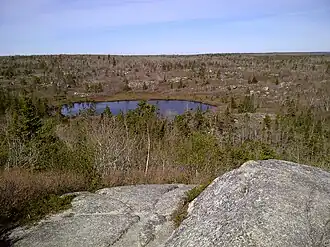 View of South Mountain, Nova Scotia