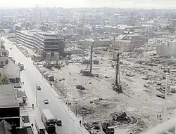 The Brook area in Chatham cleared during 1970s redevelopment