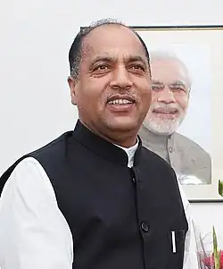 The Chief Minister of Himachal Pradesh, Shri Jai Ram Thakur calling on the Union Minister for Human Resource Development, Shri Prakash Javadekar, in New Delhi on September 06, 2018.JPG (1).jpg