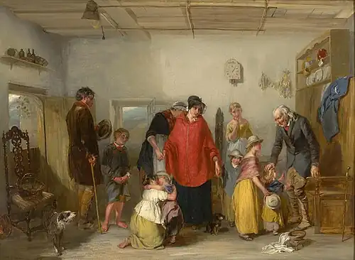 The Emigrant's Departure by Paul Falconer Poole