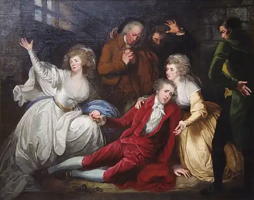 The Gamester by Mather Brown