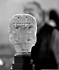 The Mask of Warka at the Iraq Museum in Baghdad, back view