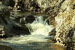 The River Calder in Newtonmore