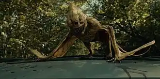 Pale bat-like creature