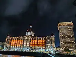 An evening view of the hotel