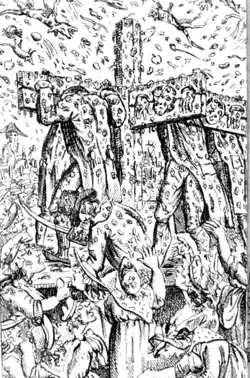 The Vere Street Coterie at the pillory in 1810