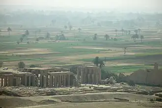 Panoramic view from Theban Hills.