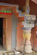 Entrance of the White Temple of Tholing Monastery.