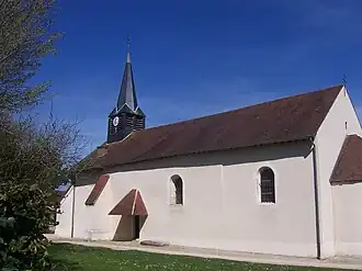 The church in Thurey