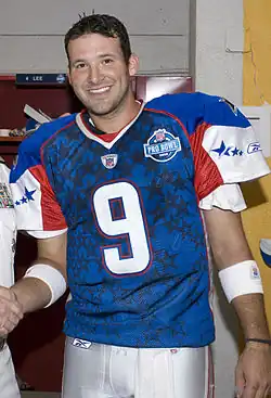 Tony Romo, Beta Gamma, Eastern Illinois University, retired National Football League quarterback