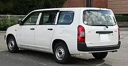 Toyota Probox Van DX; rear view (NCP51V)