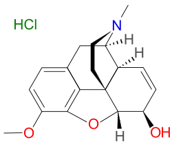 Chemical structure of transisocodeine.