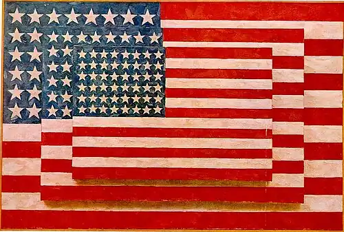 Jasper Johns, Three Flags, 1958