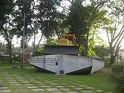 Monument of the bulldozer