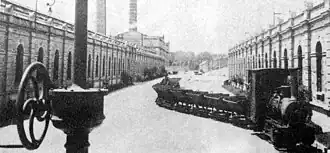 Train in the interior c. 1925