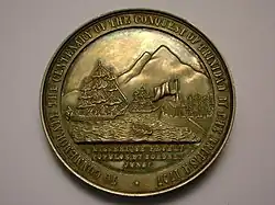 Image 11A medallion showing the Capture of Trinidad and Tobago by the British in 1797. (from History of the Caribbean)